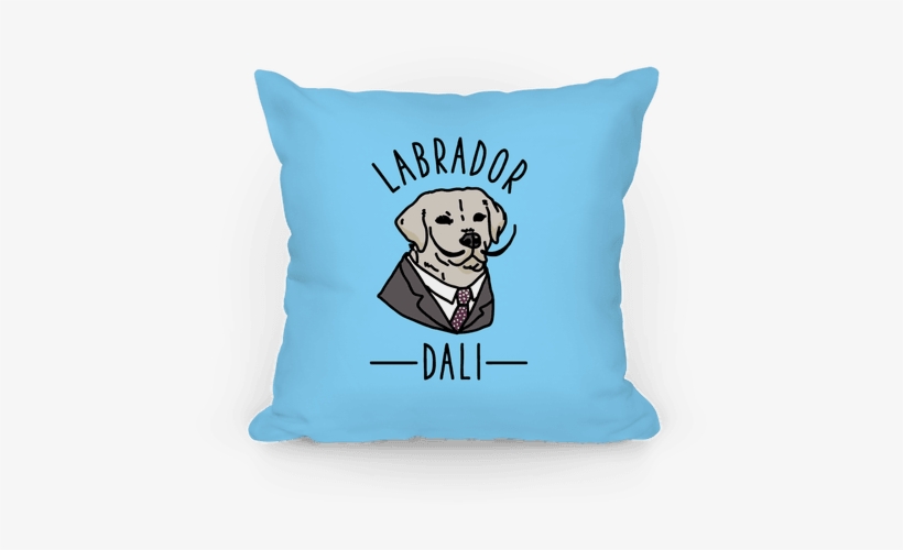Labrador Dali Pillow - Cushion, transparent png