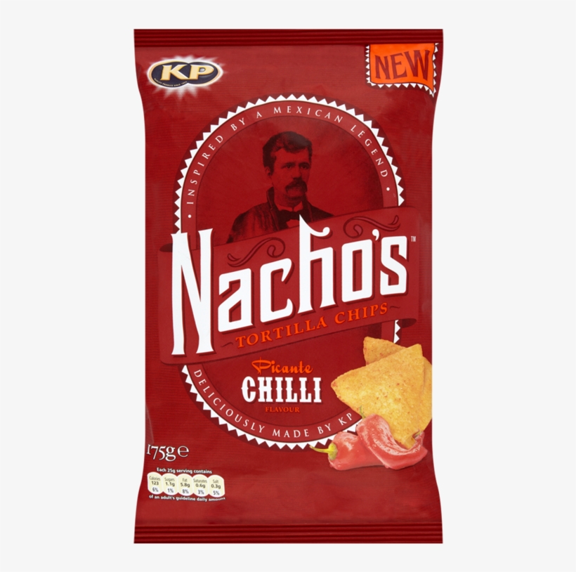 Kp Nachos Tortilla Chips Picantechilliflavour 175g - Potato Chip, transparent png