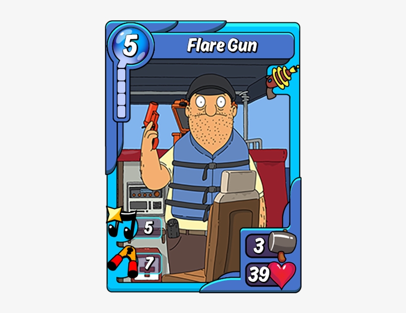 Flare-gun - Vitruvian Man Animation Throwdown, transparent png