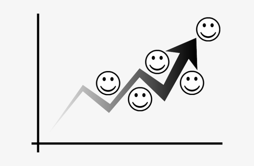 More Customers And More Profit - Stock Chart Going Up, transparent png