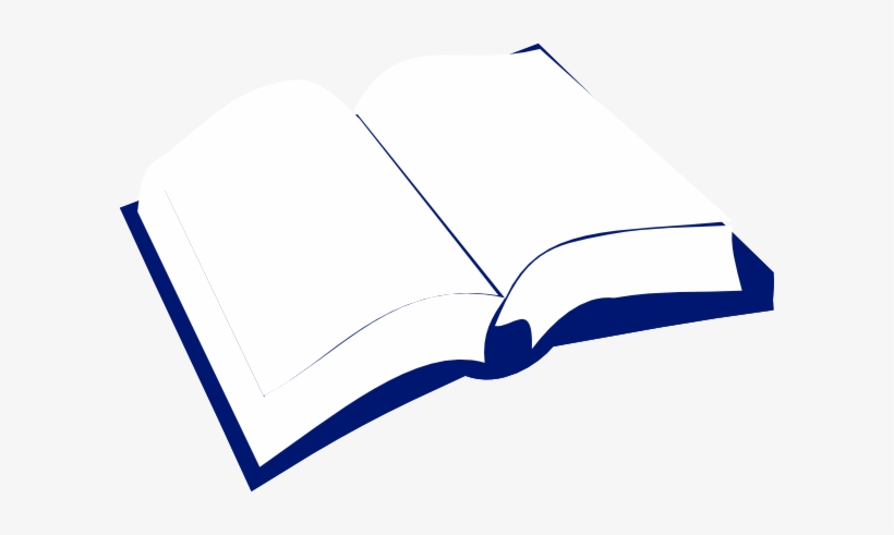 Clip Art Royalty Free Download Book Silhouette Clip - Open Books Blue Colour Png, transparent png