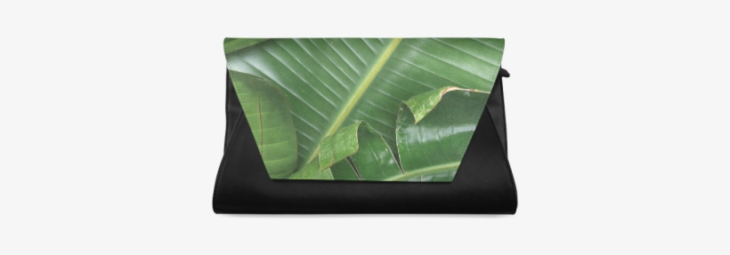 Banana Tree Leaves Clutch Bag - Wristlet, transparent png