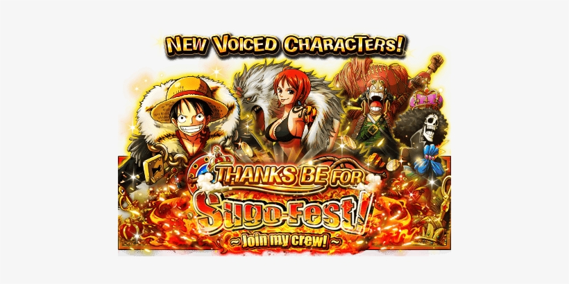 The Long Awaited Sugo-fest Is On Its Way To Global, - One Piece Treasure Cruise Sugofest, transparent png
