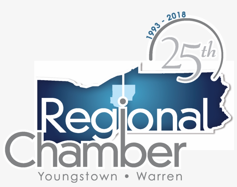 25th Anniversary Logo - Youngstown Warren Regional Chamber, transparent png