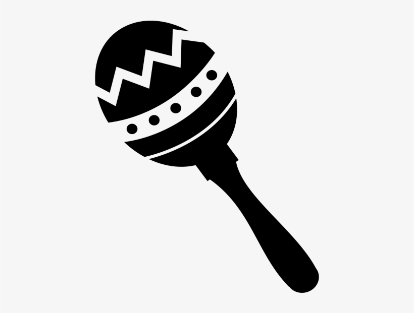 Black And White Maraca Png, transparent png