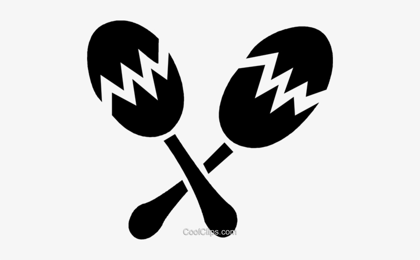 Maracas Royalty Free Vector Clip Art Illustration - Maraca, transparent png