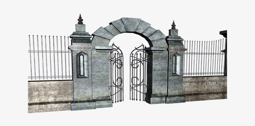 Halloween Graphics Jpg Freeuse Download - Halloween Gate Png, transparent png