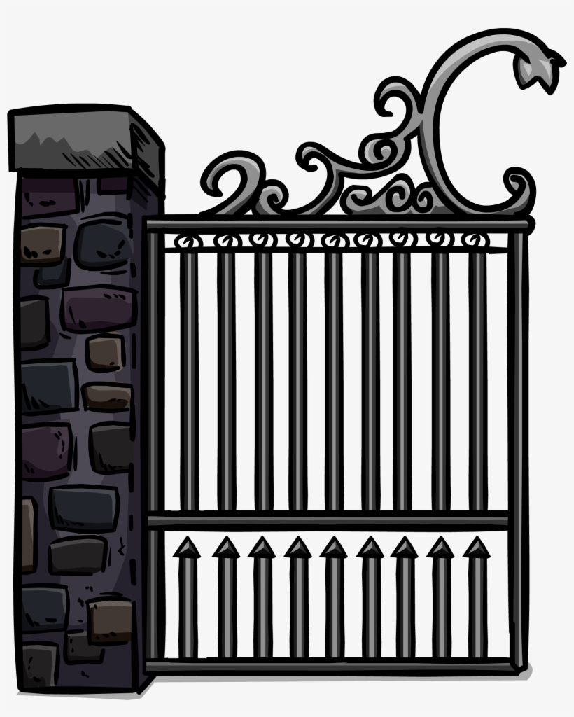 Iron Gate Sprite 001 - Gate Sprite, transparent png