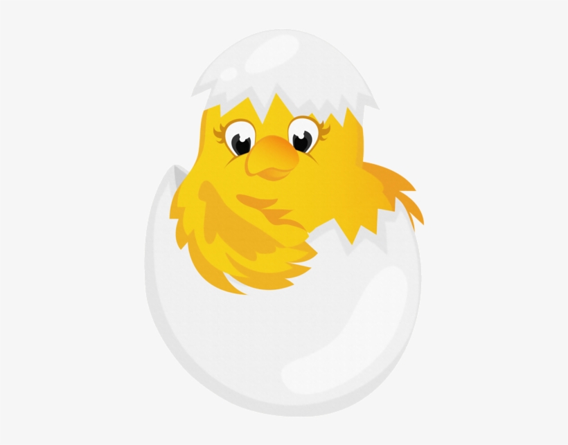 Easter Png - Chick In Egg Clipart, transparent png