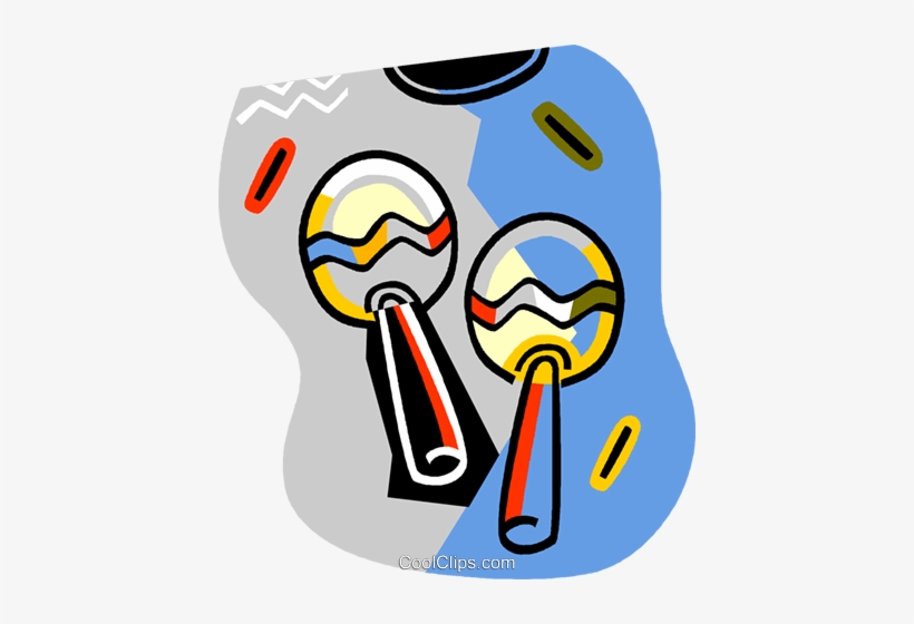 Maracas Royalty Free Vector Clip Art Illustration, transparent png