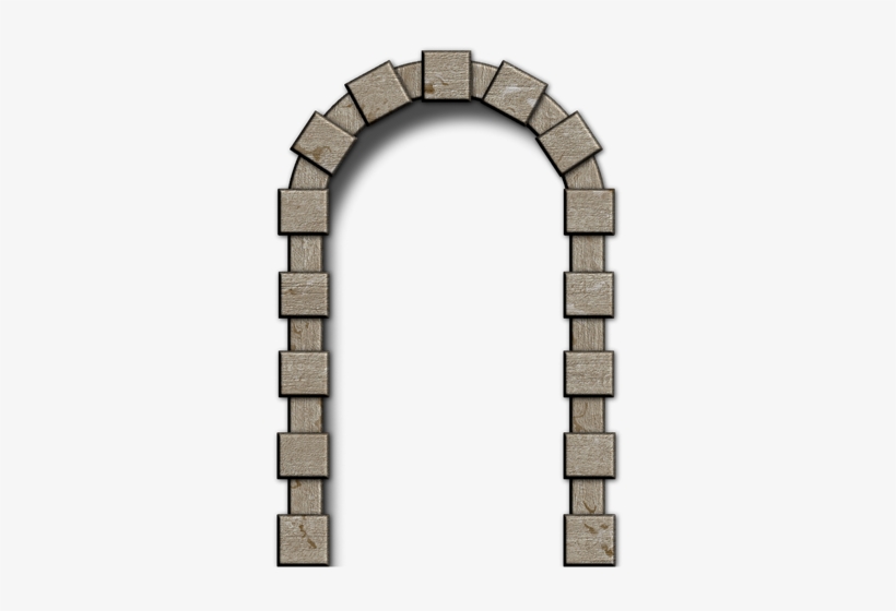 Gate Clipart Halloween - Stone Door Frame Png, transparent png