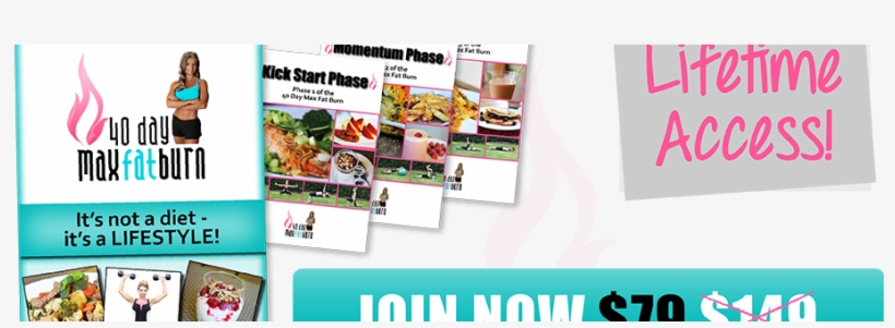 40 Day Max Fat Burn Join Now - Flyer, transparent png