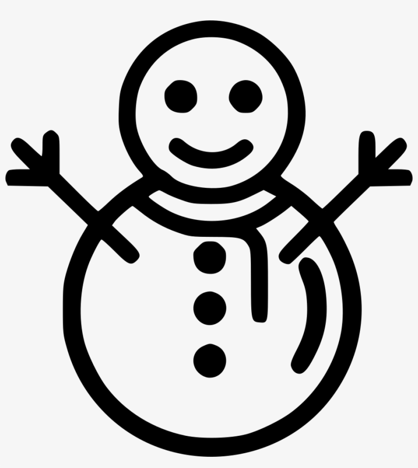Christmas Snow Winter Snowman - Icon, transparent png