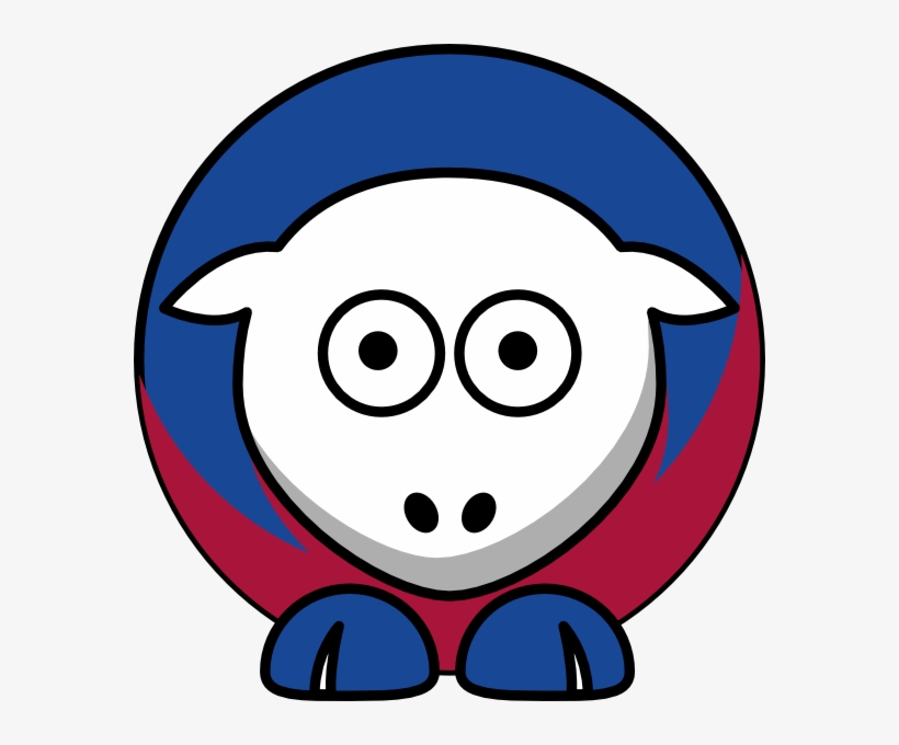 Sheep Chicago Cubs Team Colors Svg Clip Arts 570 X, transparent png