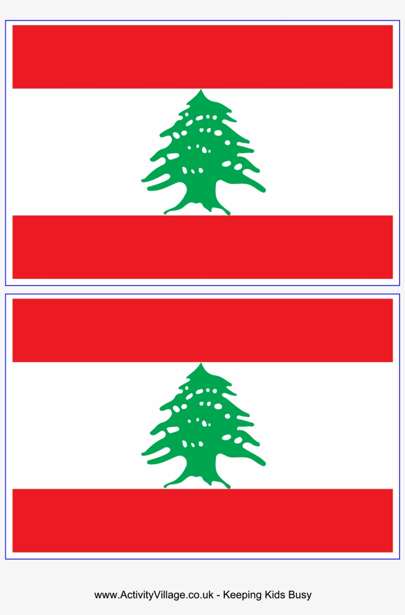 Free Printable Lebanon Flag - Lebanon Flag, transparent png