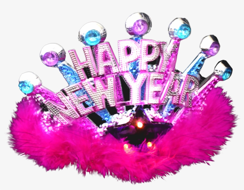 Mouse Over Product Image To Zoom - Led Happy New Year Tiara,, transparent png