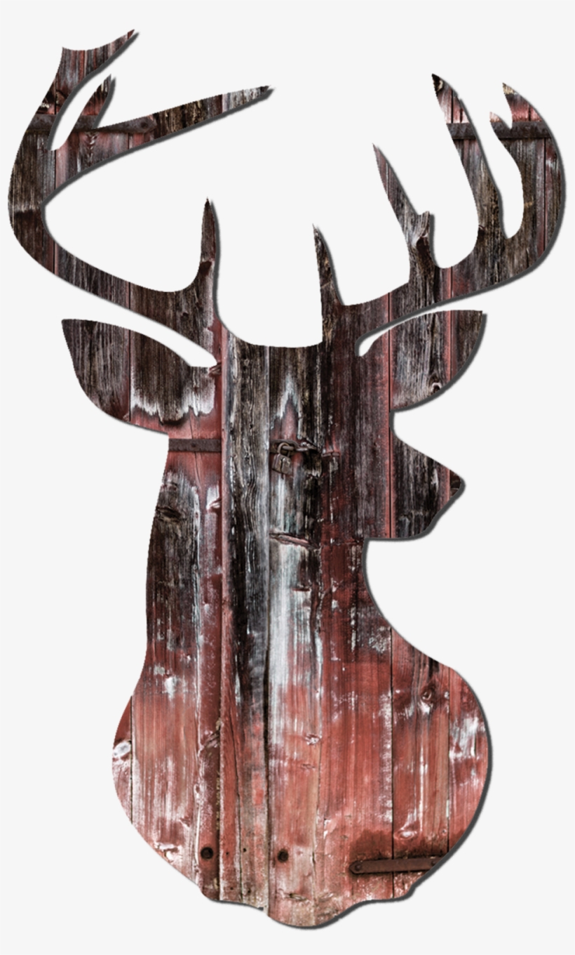 Cedar Mtn- Barnwood Deer Plaque - Deer, transparent png
