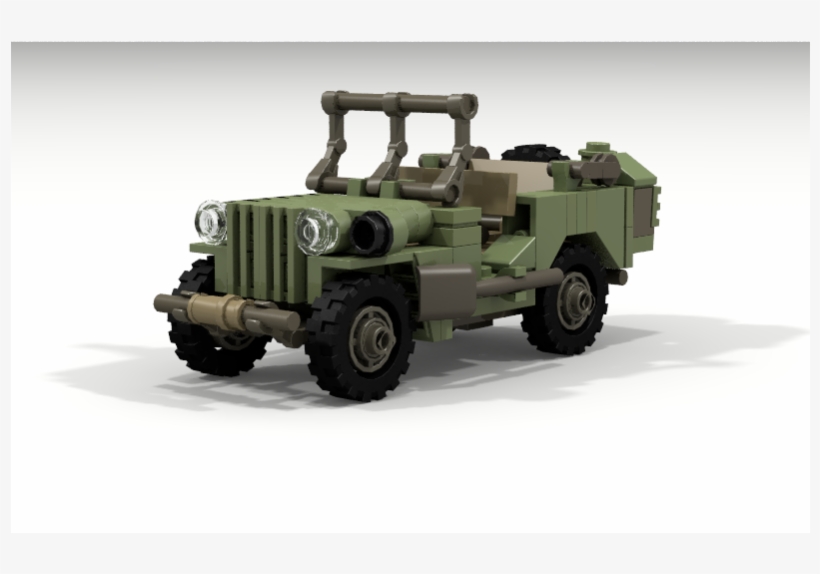 Jeep-willys - Lego Ww2 Willys Jeep, transparent png