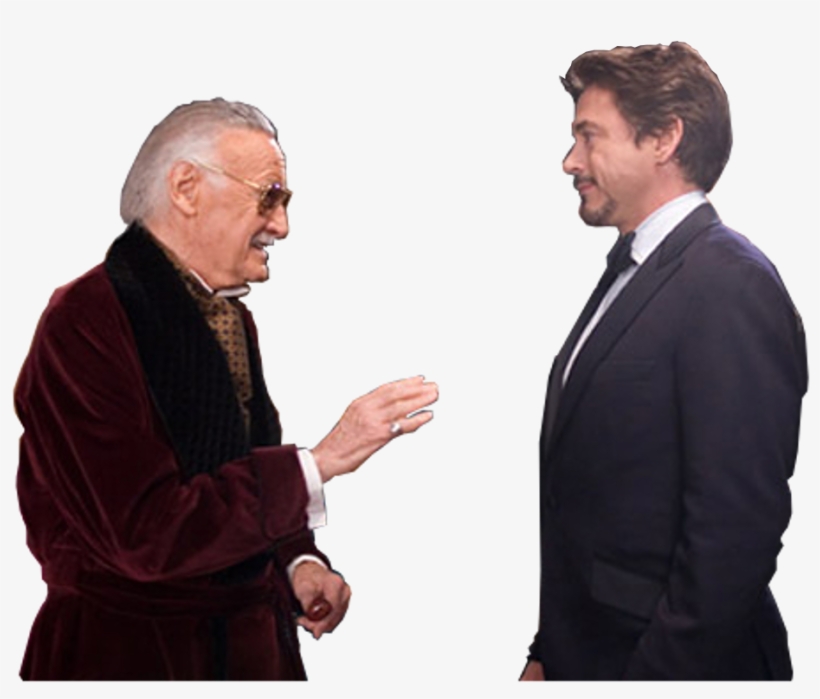 Stan Lee Iron Man Cameo Png - Stan Lee In Iron Man, transparent png