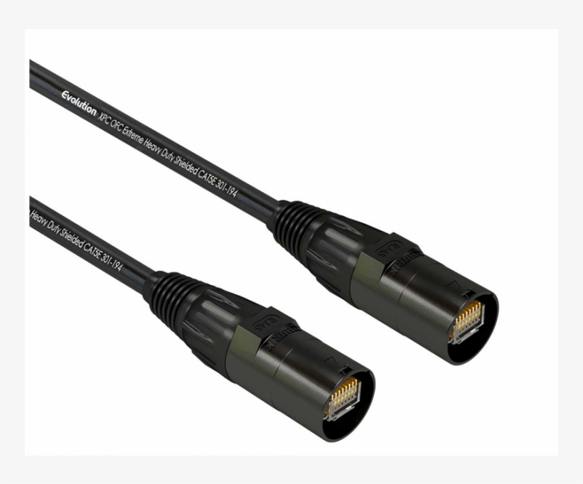 Evolution Xpc Extreme Tactical Cat5 Ethercon Cables - Ethercon, transparent png