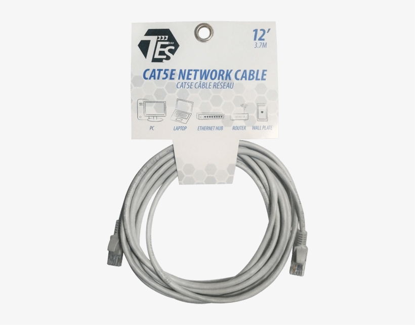 7m Tes Cat5e Network Cable - Networking Cables, transparent png