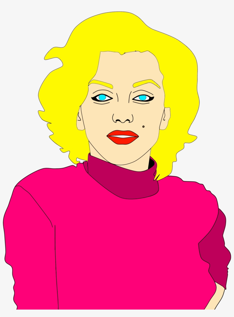 This Free Icons Png Design Of Marilyn Monroe Illustration, transparent png