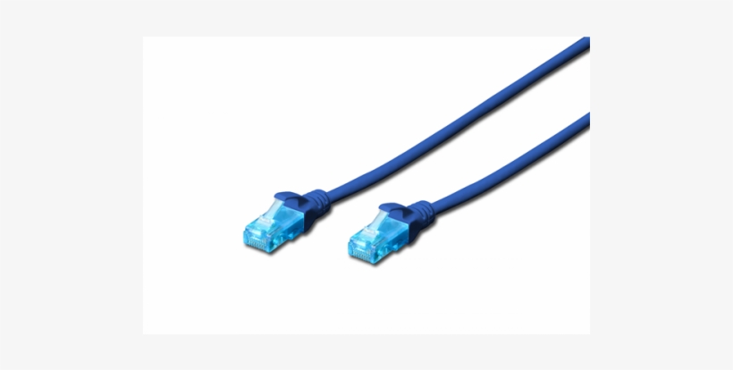 10m Digitus Utp Cat5e Network Cable - Blue, transparent png