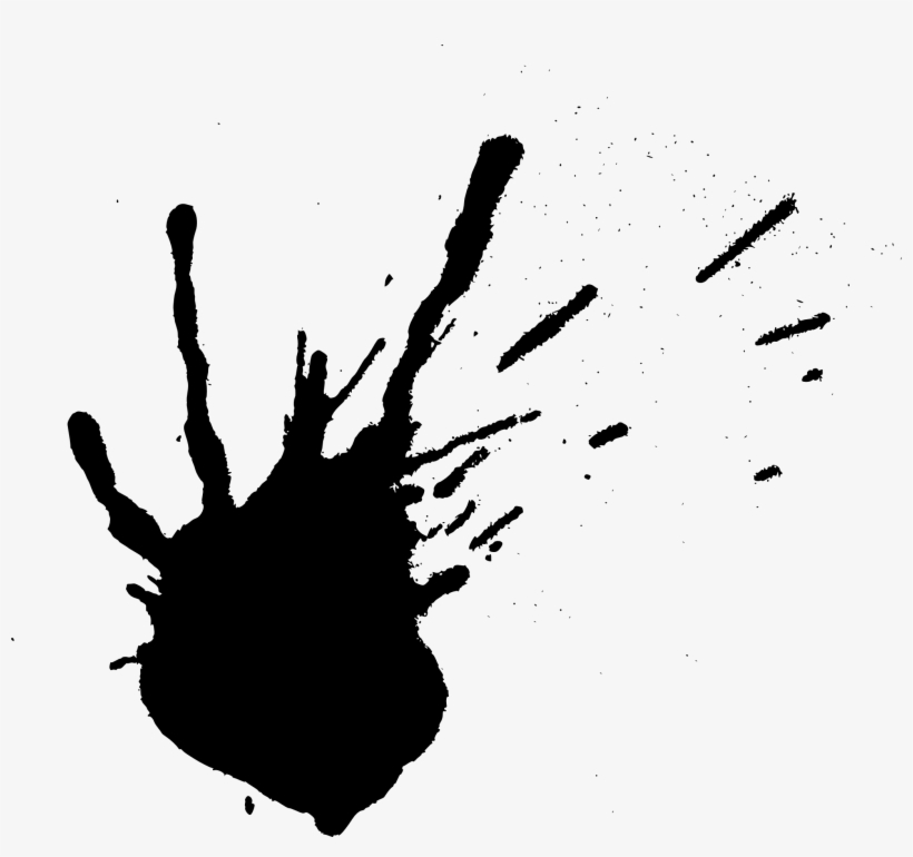 20 Black Paint Splatters Vol - Portable Network Graphics, transparent png