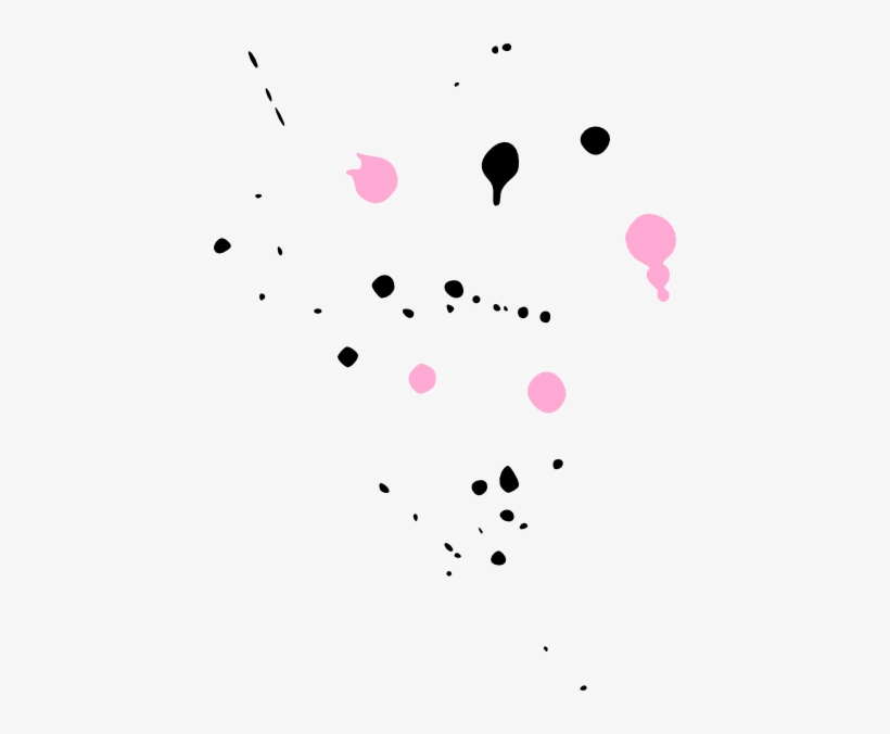 Black Paint Splatter, transparent png