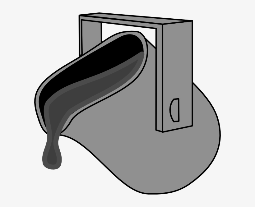 Paint Dark Gray Bucket, transparent png