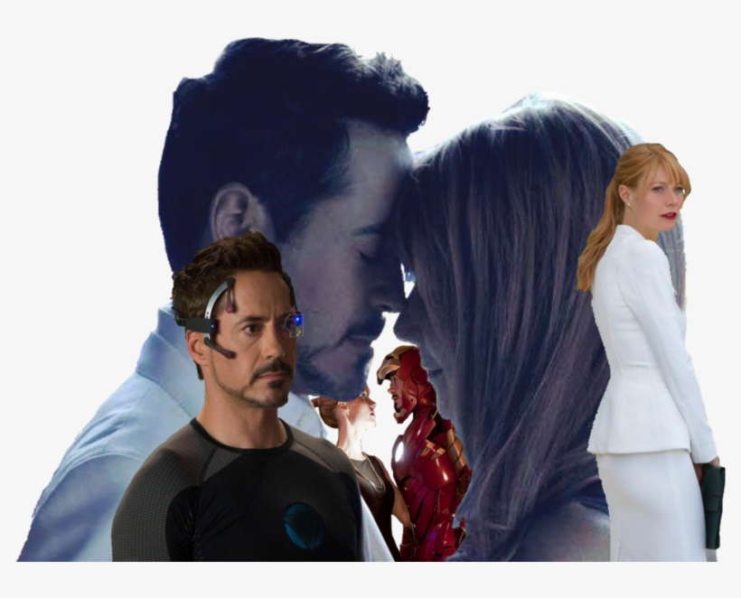 → Drawing Robert Downey Jr Gwynethpaltrow Pepperony - Girl, transparent png