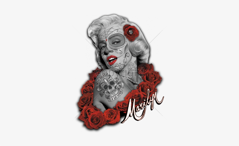 Marilyn Monroe Dia De Los Muertos, transparent png
