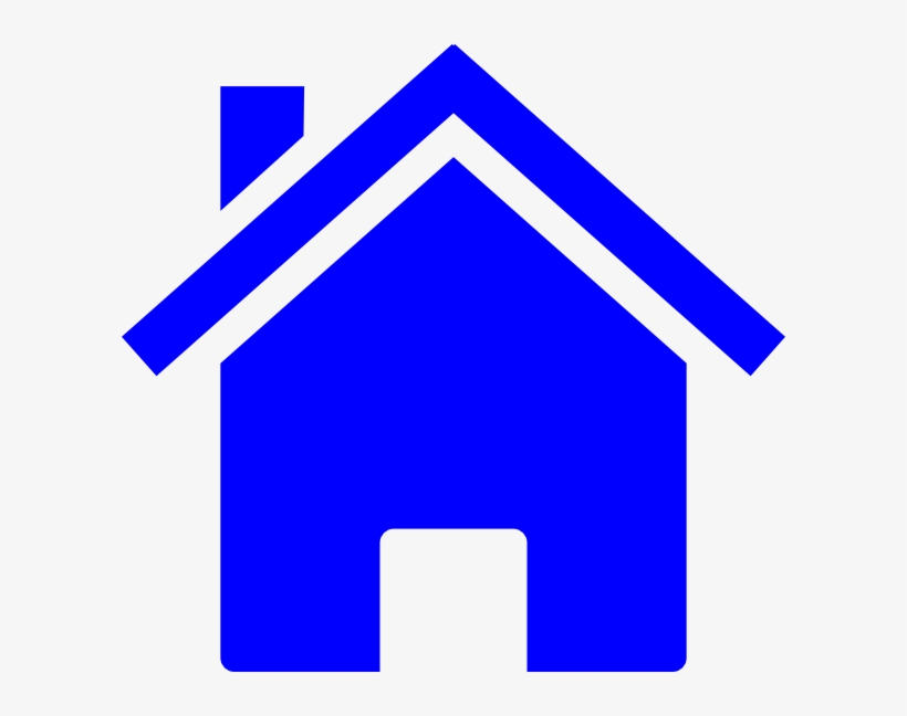 Home Vector Png Blue, transparent png