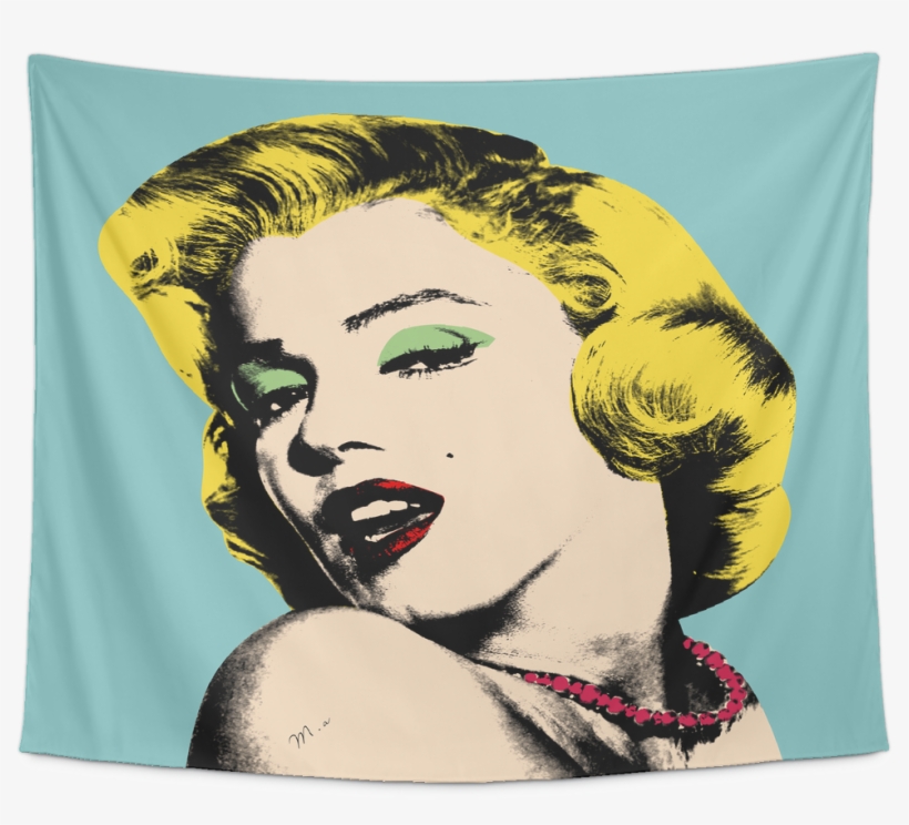 Marilyn Monroe Pop Art Tapestry, transparent png