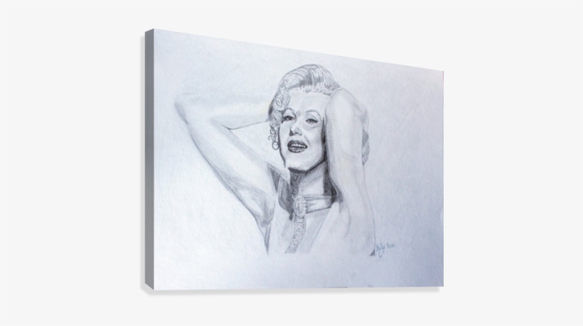 Marilyn Canvas Print - Marilyn Monroe, transparent png