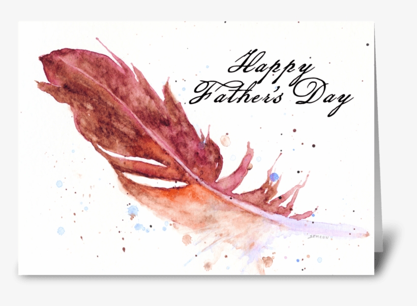 Love Ya Dad Greeting Card - Sketch, transparent png