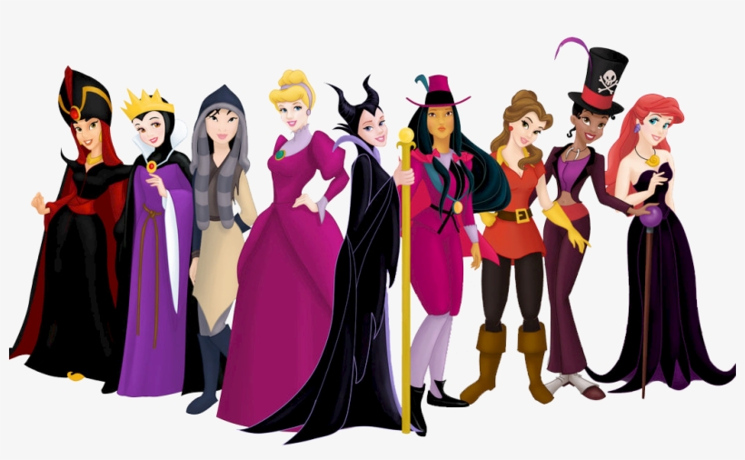 Disney Princesses Clipart - Disney Villains, transparent png