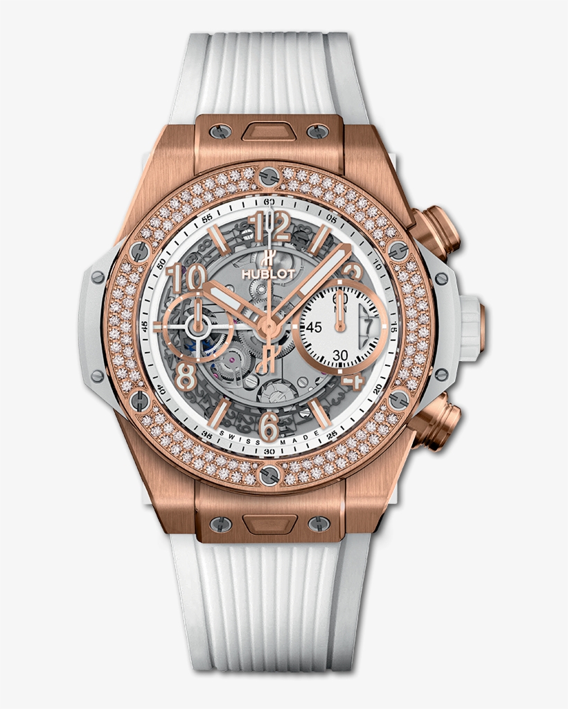 Big Bang Unico King Gold White Diamonds - Hublot, transparent png
