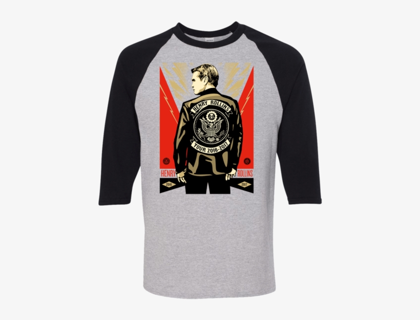 North American Spoken Word Tour 2016-17 Raglan - Henry Rollins Shirt, transparent png