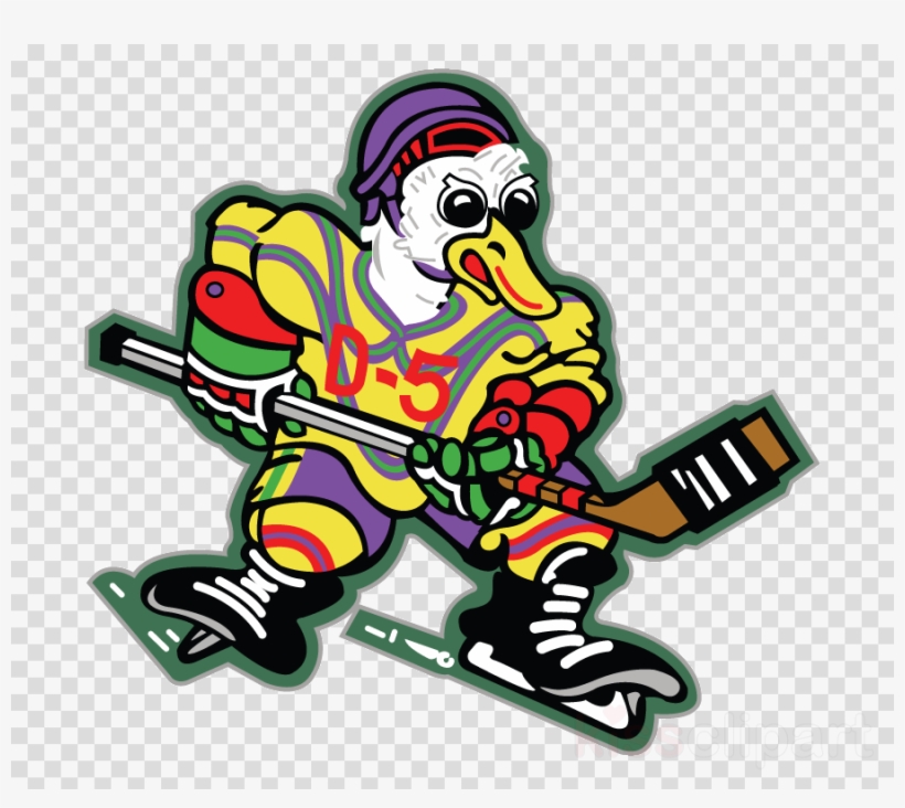 Mighty Ducks Logo Clipart Anaheim Ducks National Hockey - Mighty Ducks Film Logo, transparent png