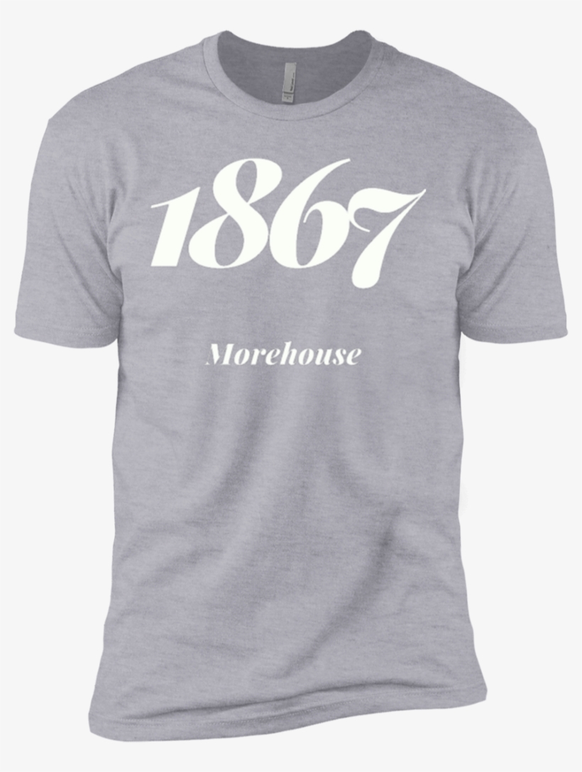 Morehouse College Year Premium Short Sleeve T-shirt - Tshirt With Logo On Left Chest, transparent png