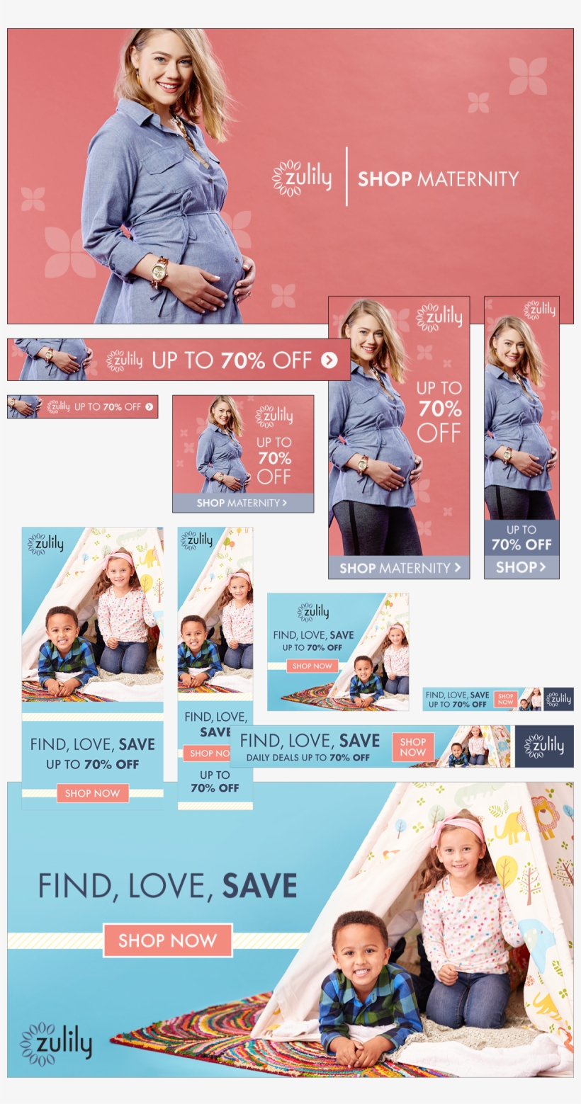 Zulily Banner Ads - Zulily, transparent png