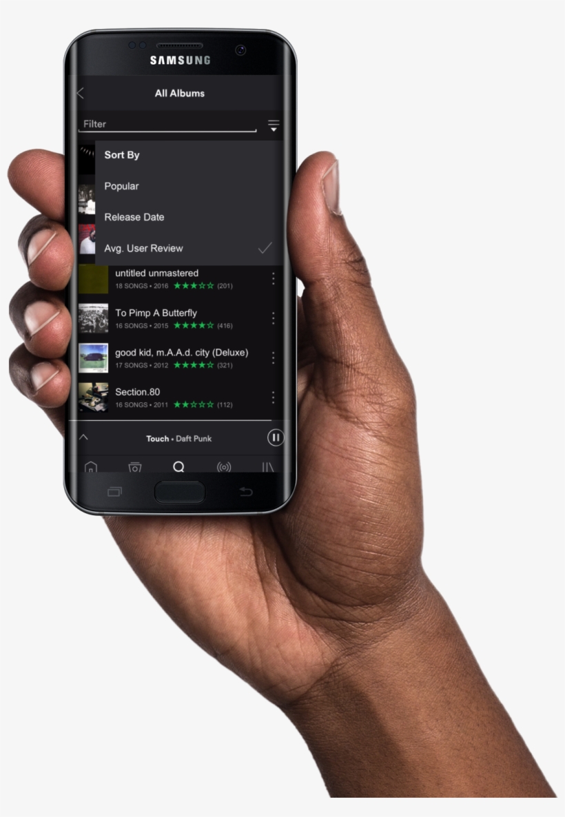 Spotify - Mobile Phone, transparent png