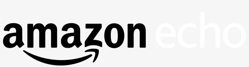 Amazon Echo Logo Black And White - Amazon Fire Tv Logo Black, transparent png