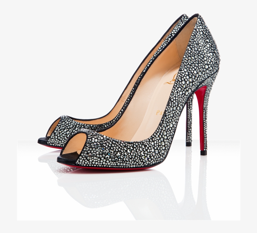 Christian Louboutin Sexy Strass 100 Swarovski Crystal, transparent png