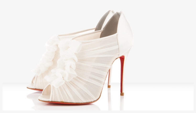 Off White Christian Louboutin Wedding Shoes - Christian Louboutin Wedding Shoes, transparent png