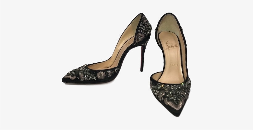 Christian Louboutin Iriza Embellished Strass Pumps - Christian Louboutin, transparent png