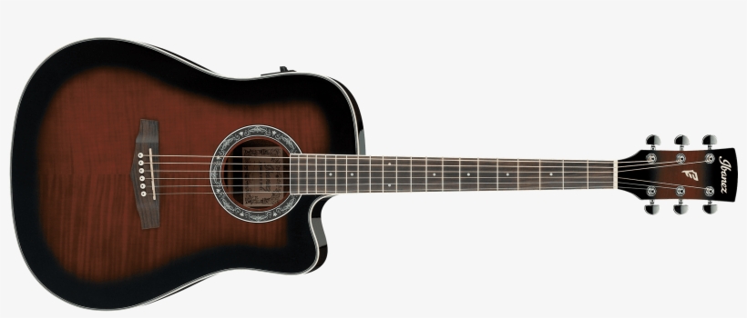 Fender Electric Acoustic Black, transparent png