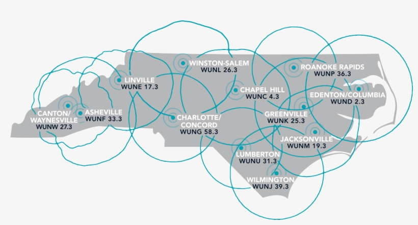 Signal Map The Explorer Channel - Chapel Hill On Map, transparent png