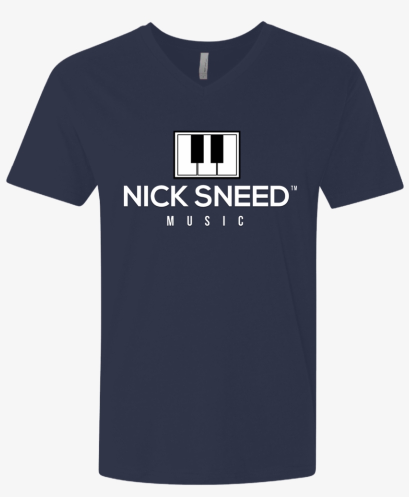Nick Sneed Music Premium Fitted V-neck, transparent png